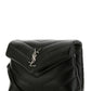 Saint Laurent Black Leather Toy Loulou Crossbody Bag