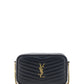 Saint Laurent Black Calf Leather Lou Small Shoulder Bag