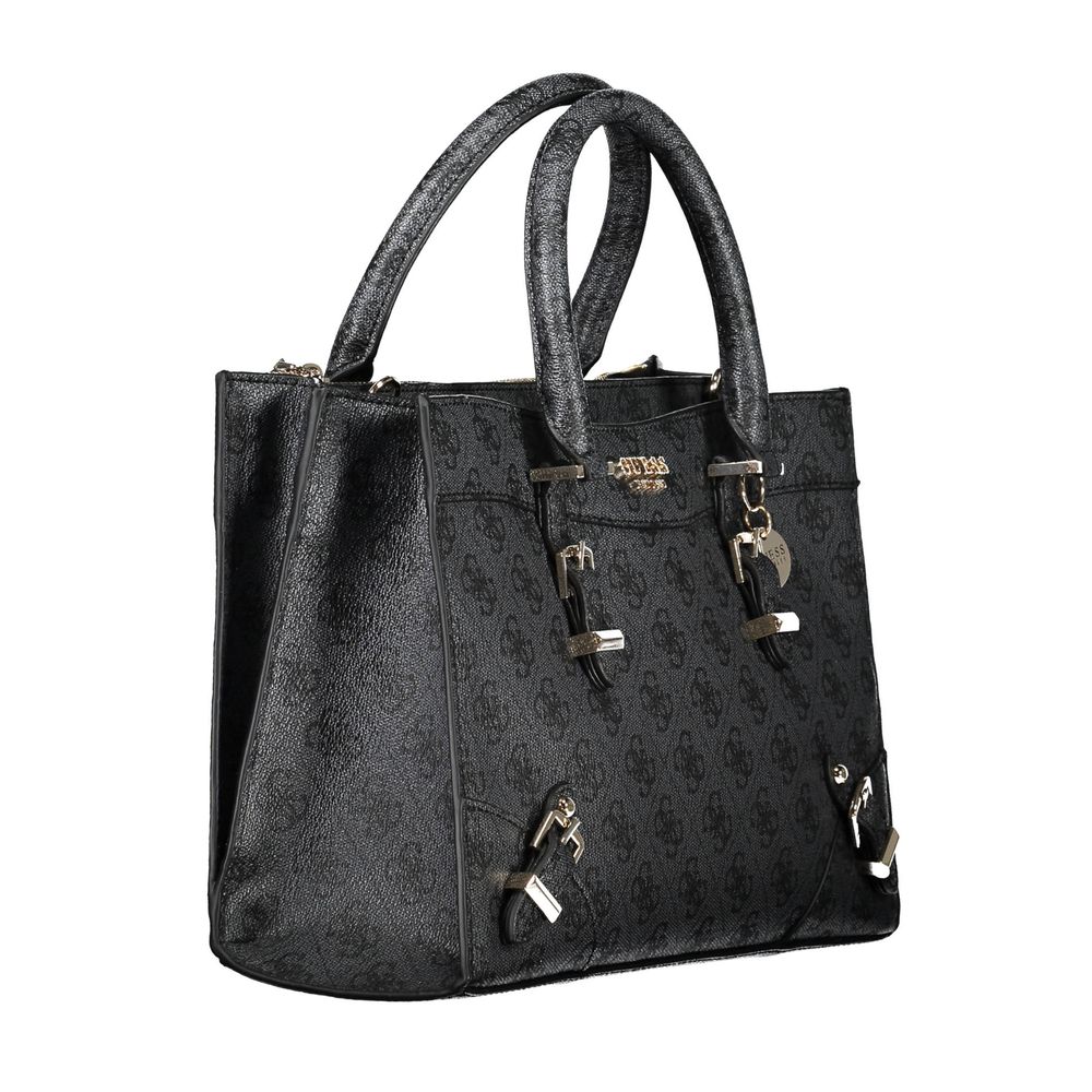 Guess Jeans Black Polyethylene Handbag