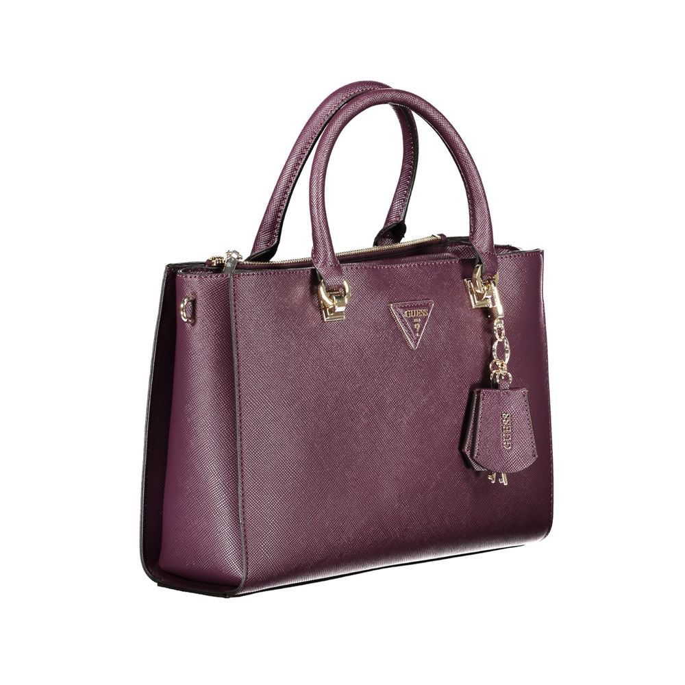 Guess Jeans Purple Polyethylene Handbag