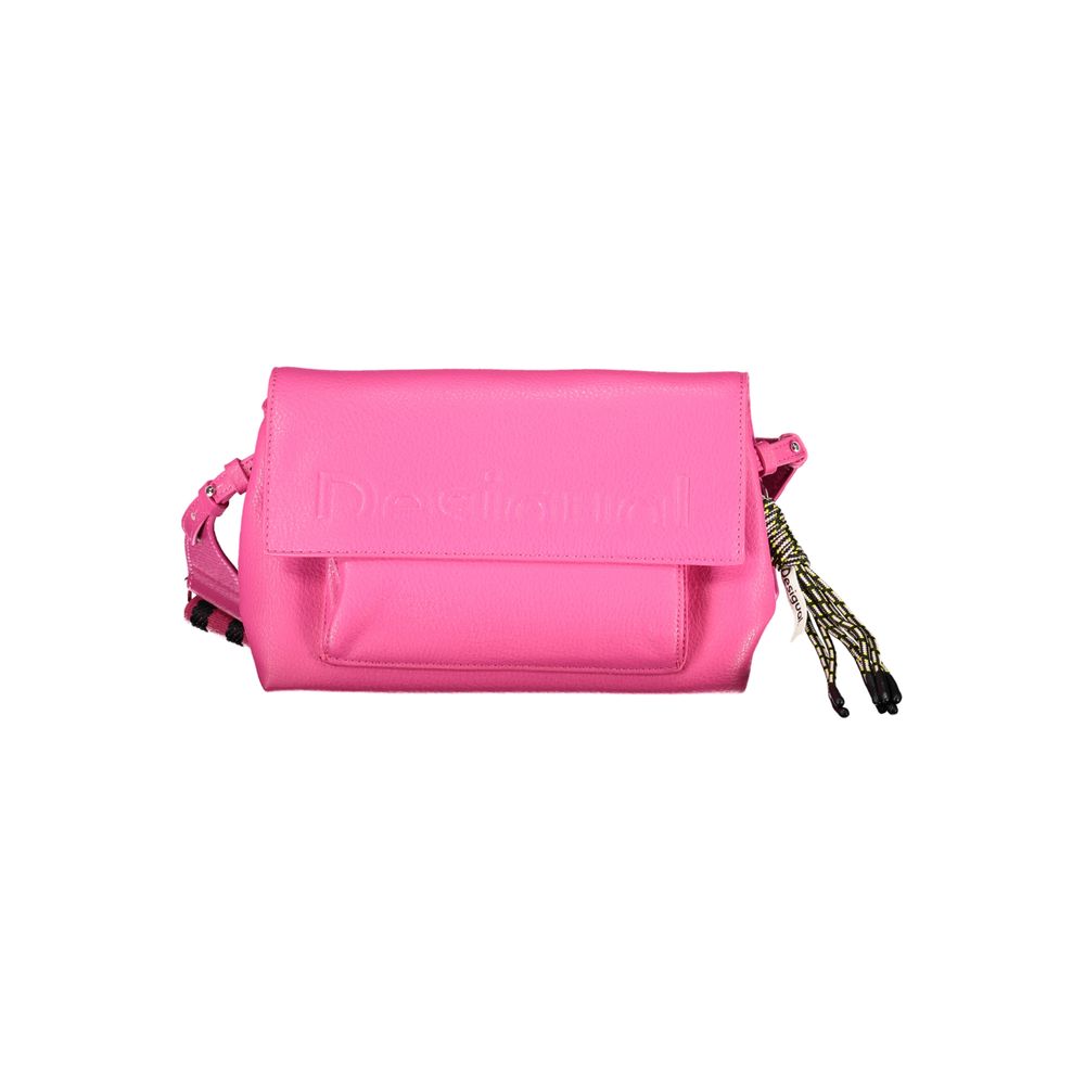 Desigual Pink Polyethylene Handbag