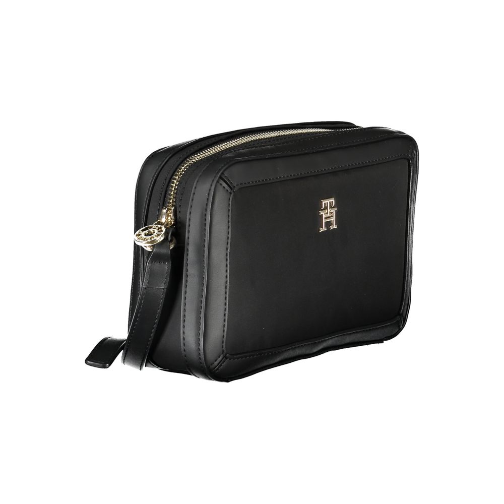 Tommy Hilfiger Black Polyester Handbag