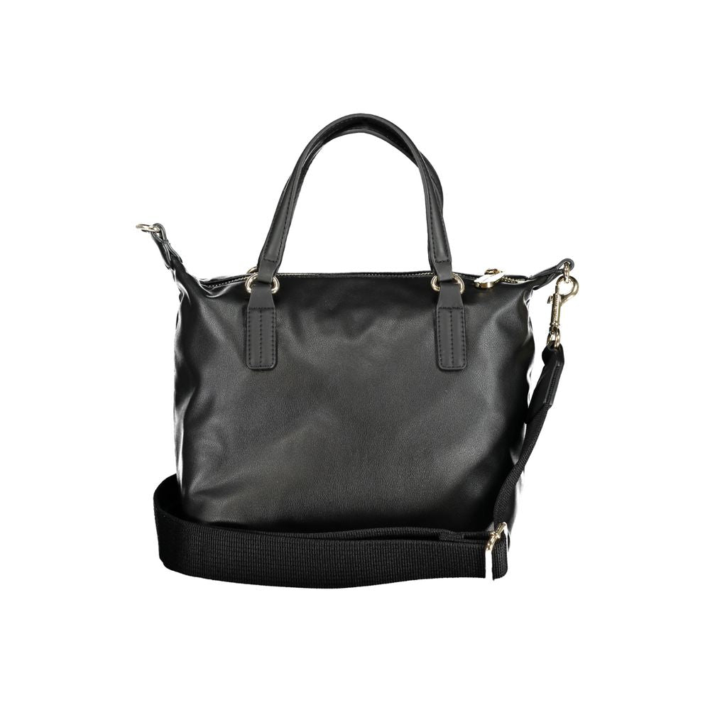 Tommy Hilfiger Black Polyester Handbag