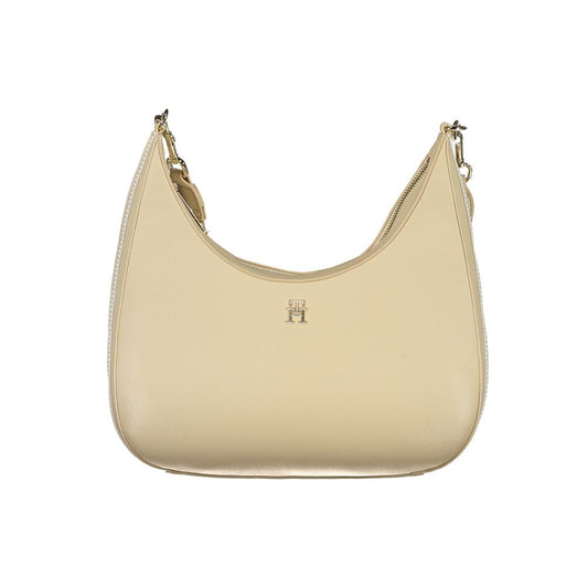 Tommy Hilfiger Beige Polyester Handbag