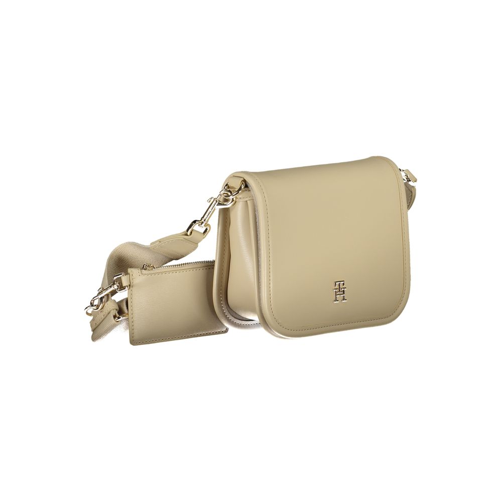 Tommy Hilfiger Beige Polyethylene Handbag