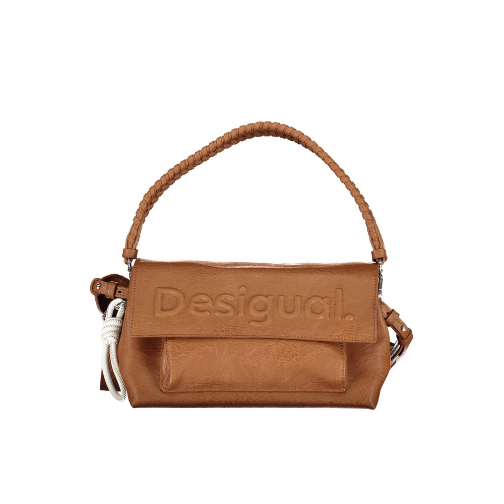 Desigual Brown Polyethylene Handbag