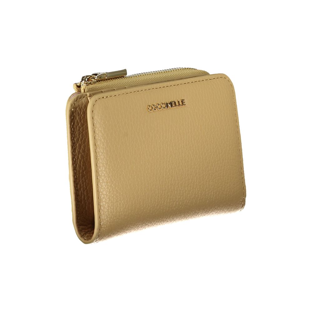 Coccinelle Beige Leather Wallet