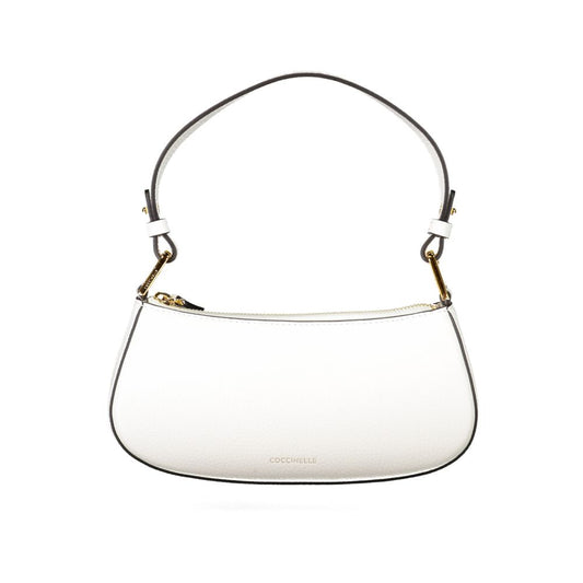 Coccinelle White Leather Handbag