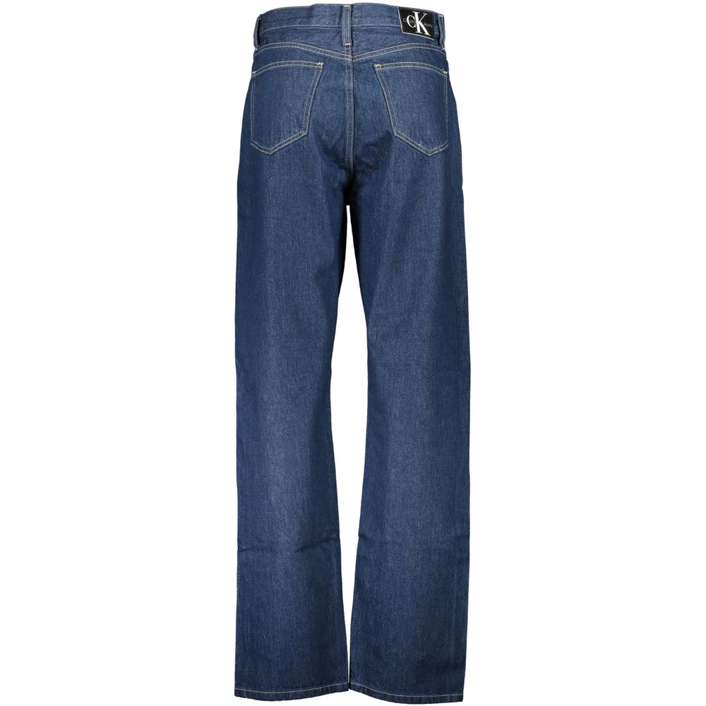 Calvin Klein Blue Cotton Jeans & Pant