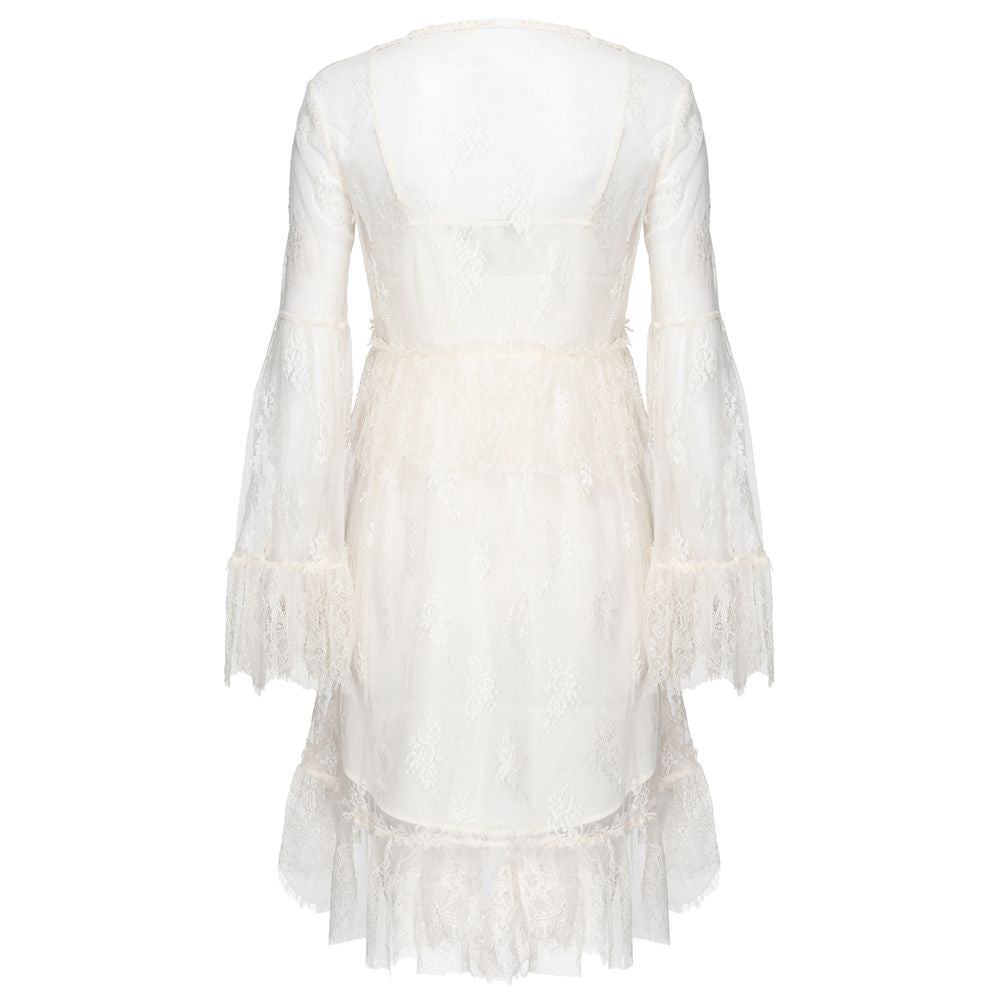 PINKO White Polyamide Dress