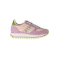 Blauer Pink Polyester Sneaker