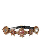 Dolce & Gabbana Gold Brass Sacred Heart Waist Belt