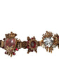 Dolce & Gabbana Gold Brass Sacred Heart Waist Belt