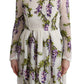 Dolce & Gabbana Elegant Maxi A-line Long Sleeve Dress