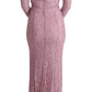 Dolce & Gabbana Elegant Pink Long Sleeve Sheath Dress