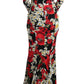 Dolce & Gabbana Elegant Full Length Sheath Floral Dress