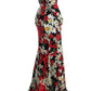 Dolce & Gabbana Elegant Full Length Sheath Floral Dress