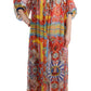 Dolce & Gabbana Elegant Full-Length Tunic Maxi Dress