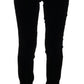 Ermanno Scervino Sleek High-Waist Black Trousers