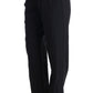 Ermanno Scervino Elegant Black Formal Cotton Pants