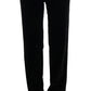 Ermanno Scervino Chic Black Regular Fit Trousers