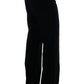 Ermanno Scervino Chic Black Regular Fit Trousers