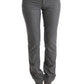 Ermanno Scervino Chic Gray Skinny Pants for Sophisticated Style