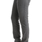 Ermanno Scervino Chic Gray Skinny Pants for Sophisticated Style