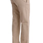 Ermanno Scervino Chic Beige Cropped Pants - Regular Fit Elegance