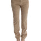 Ermanno Scervino Beige Regular Fit Luxe Trousers