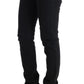 Cavalli Elegant Black Slim Fit Jeans