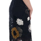 Dolce & Gabbana Elegant Black Floral Lace Embroidered Sheath Dress