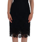 Dolce & Gabbana Elegant Black Knee-Length Sheath Dress