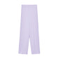 Hinnominate Elegant Purple Crepe Trousers for Women