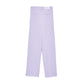 Hinnominate Elegant Purple Straight Crepe Trousers