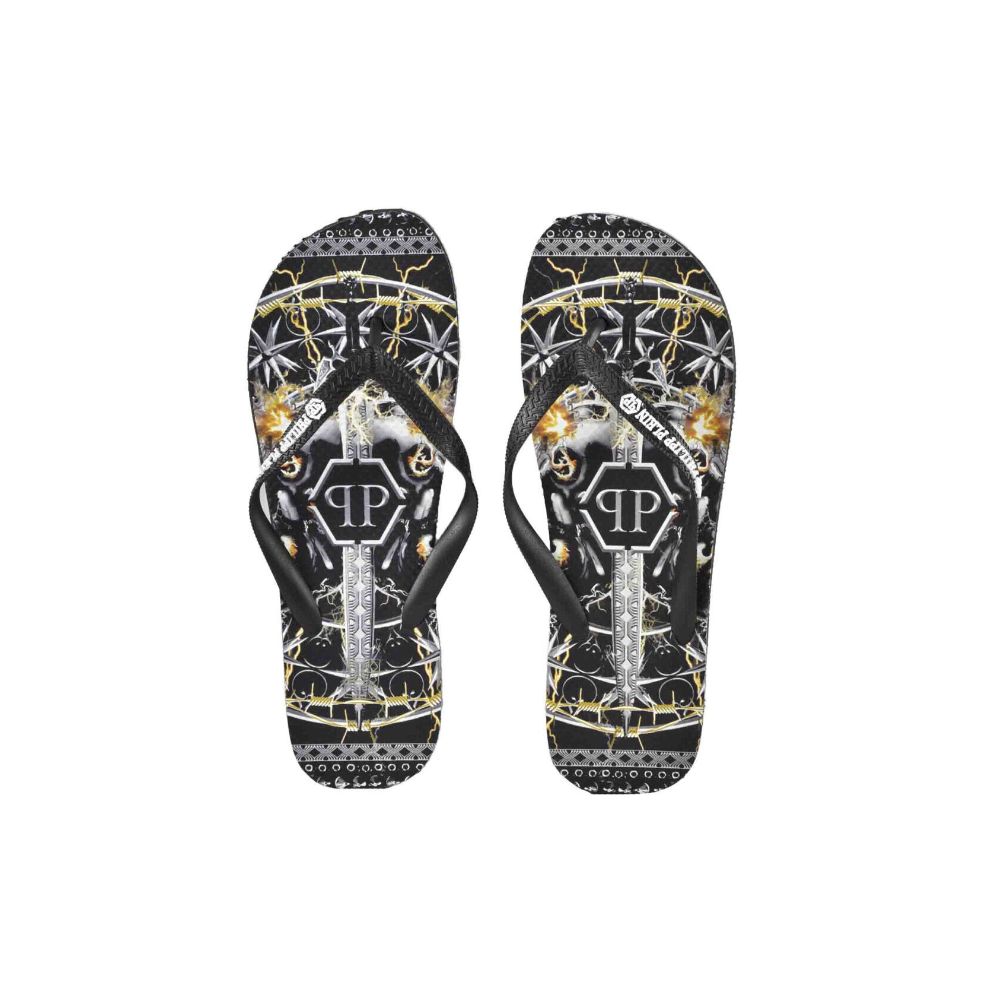 Philipp Plein Multicolor Polyester Women Sandal