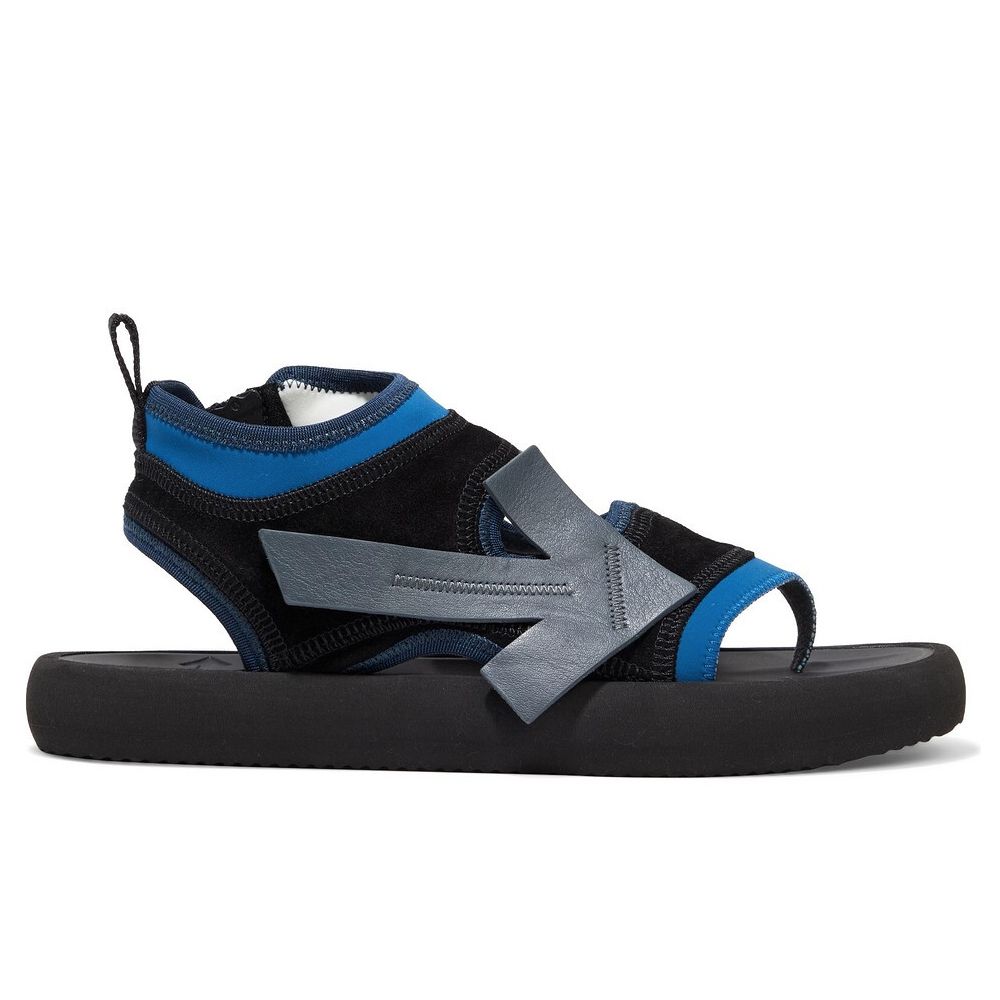 Off-White Blue Neoprene Women Sandal