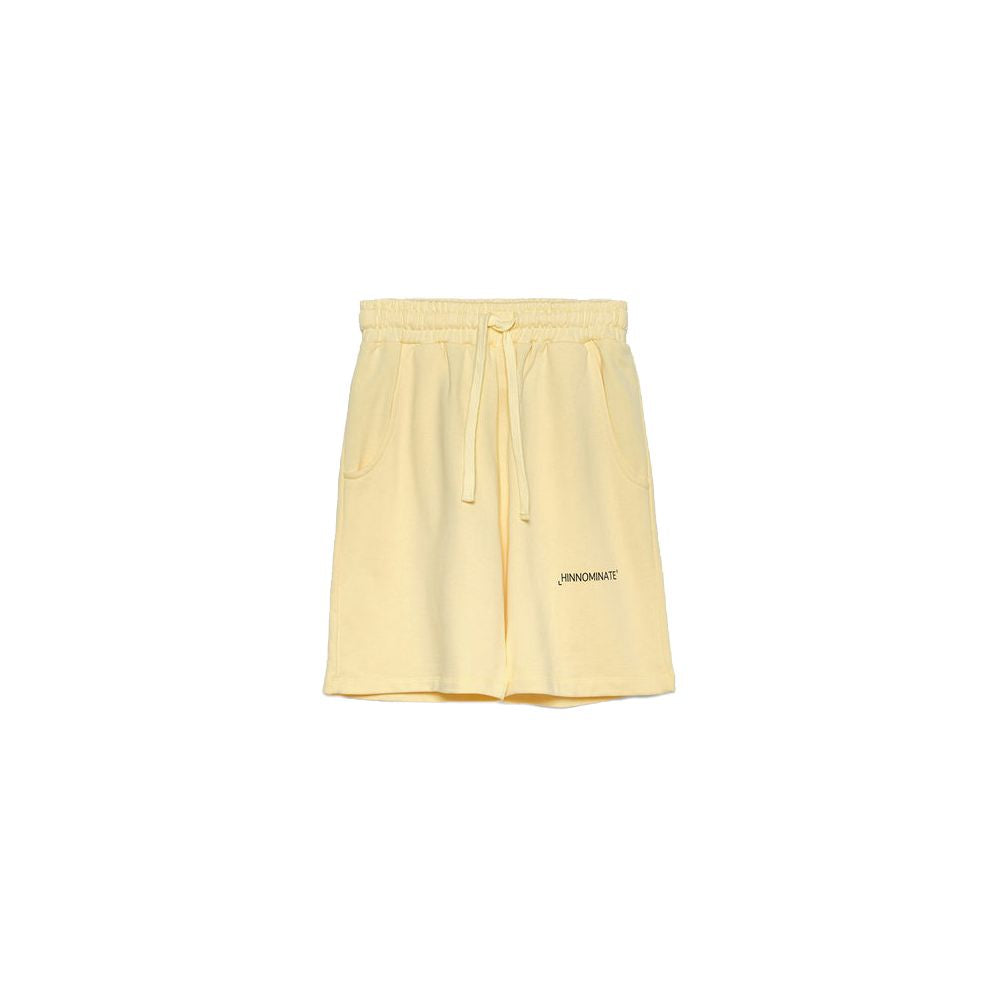 Hinnominate Chic Cotton Bermuda Shorts with Drawstring Waist