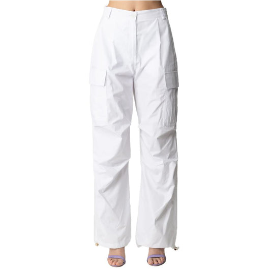 Patrizia Pepe White Cotton Jeans & Pant