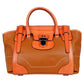 La Martina Orange Leather Handbag