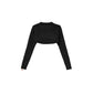 Mar De Margaritas Black Acrylic Sweater