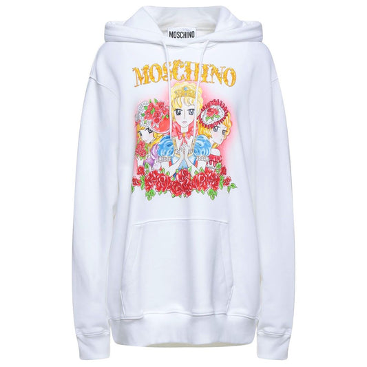 Moschino Couture White Cotton Sweater