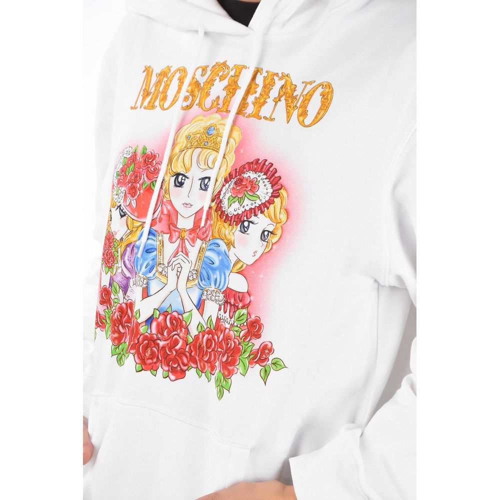 Moschino Couture White Cotton Sweater