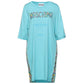 Moschino Couture Light Blue Cotton Dress