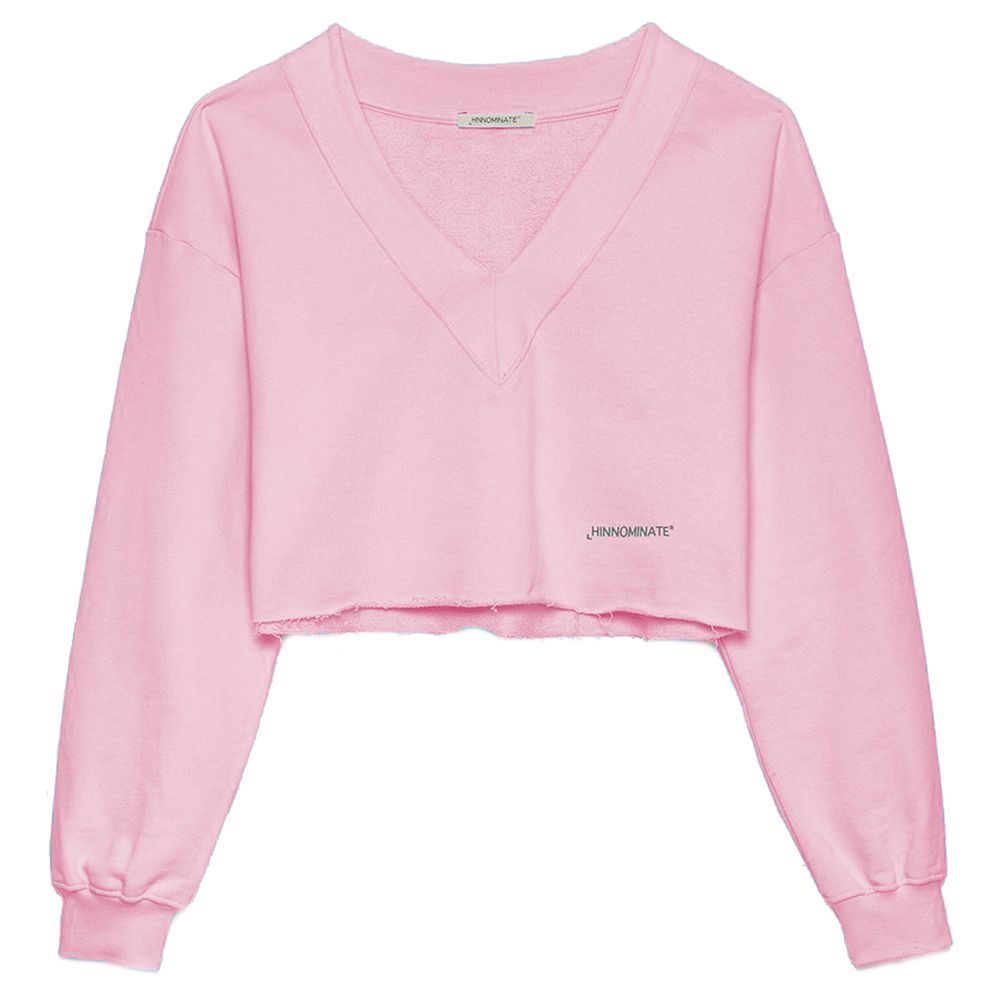 Hinnominate Pink Cotton Sweater