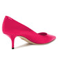 Dolce & Gabbana Elegant Fuchsia Patent Calfskin Pumps