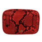 Cavalli Class Chic Python-Print Calfskin Clutch