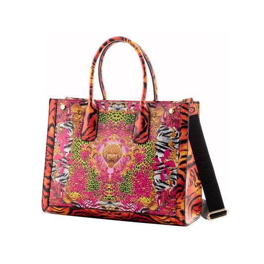 Plein Sport Multicolored Miami Eco-Leather Shopper Bag