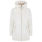 Yes Zee Chic White High Collar Down Jacket