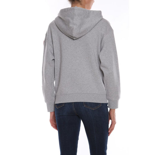 Love Moschino Gray Cotton Women Sweatshirt